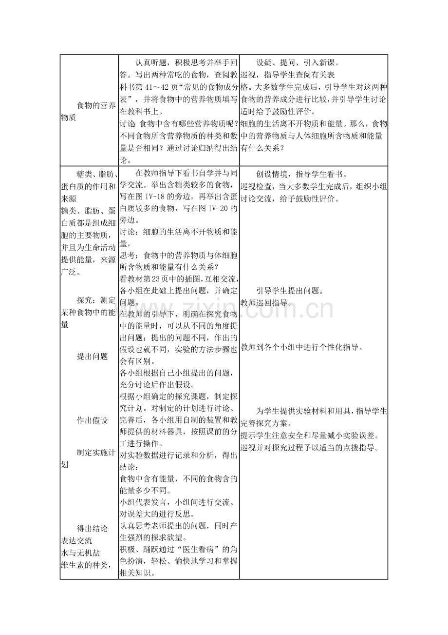 第一节食物中的营养物质教学设计.docx_第2页