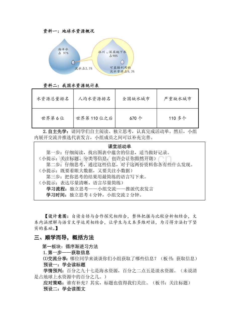 授之以法启之于思——“非连续性文本”阅读教学设计.doc_第2页