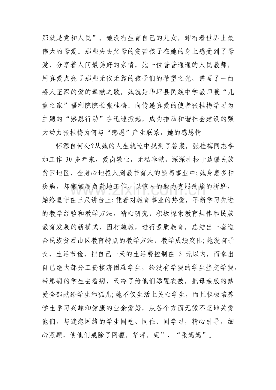 学习张桂梅自查报告【5篇】.pdf_第2页