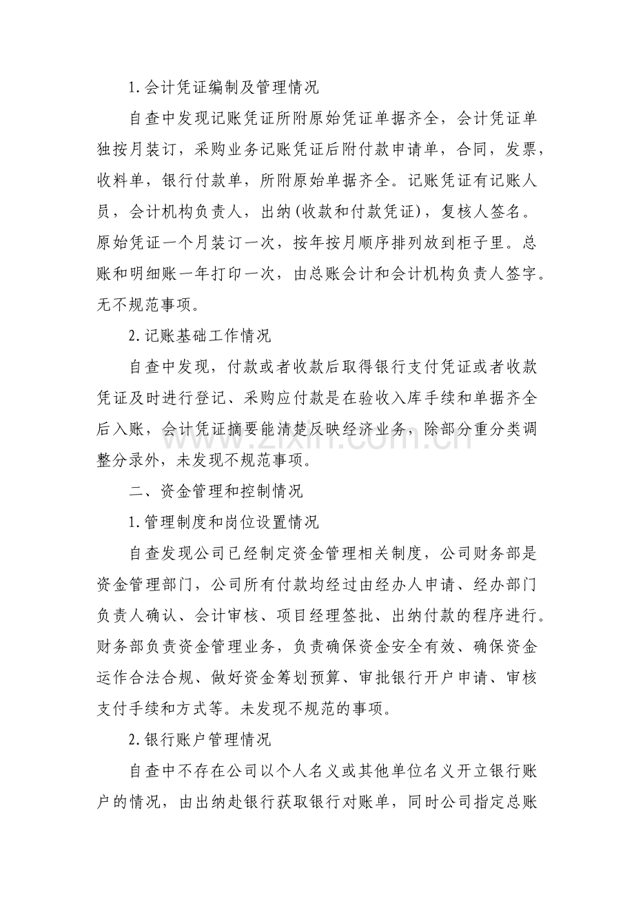 财务自查自纠报告(合集五篇).pdf_第3页