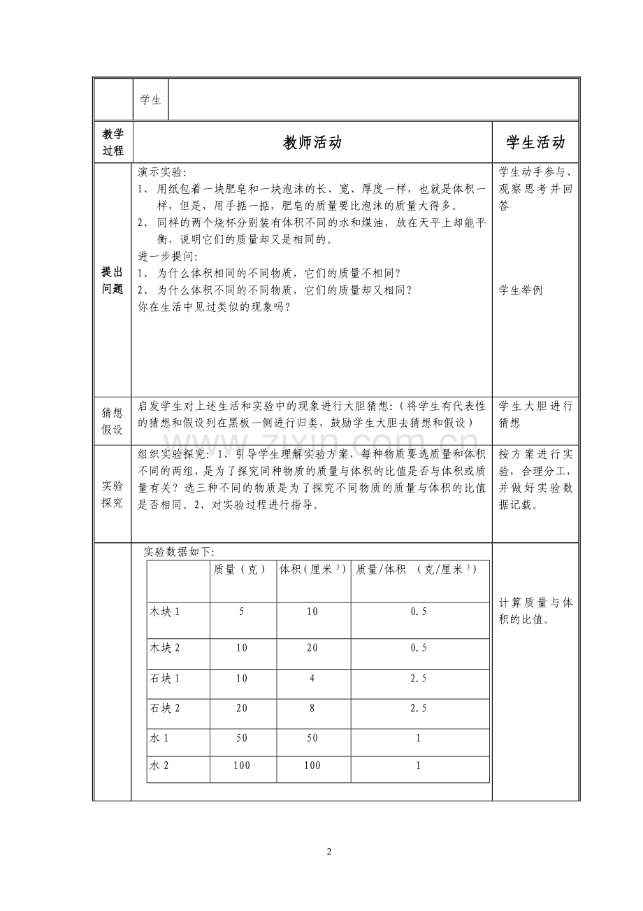 初中物理教学设计.doc_第2页