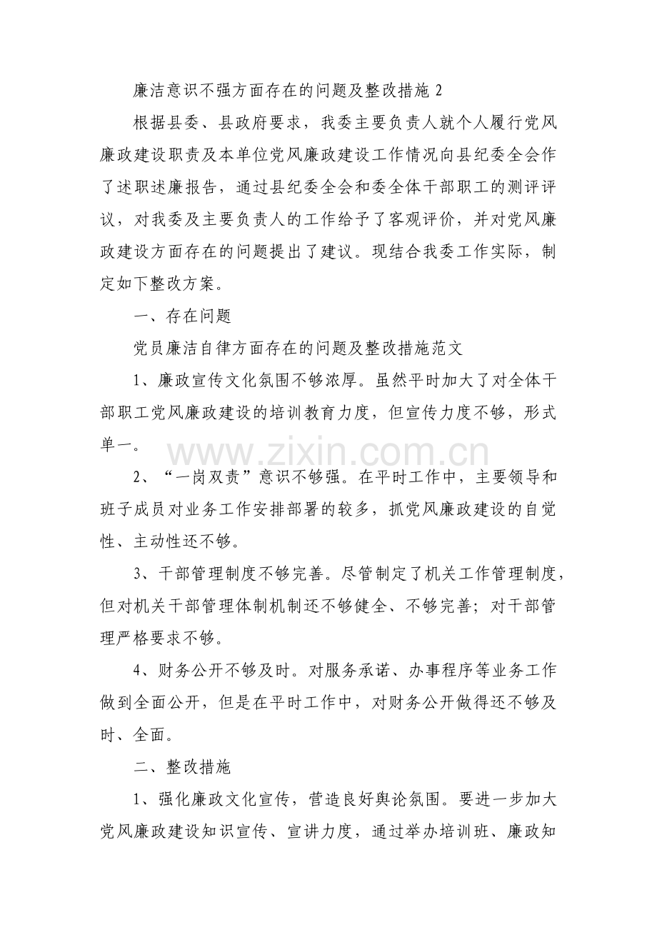 廉洁意识不强方面存在的问题及整改措施8篇.pdf_第3页