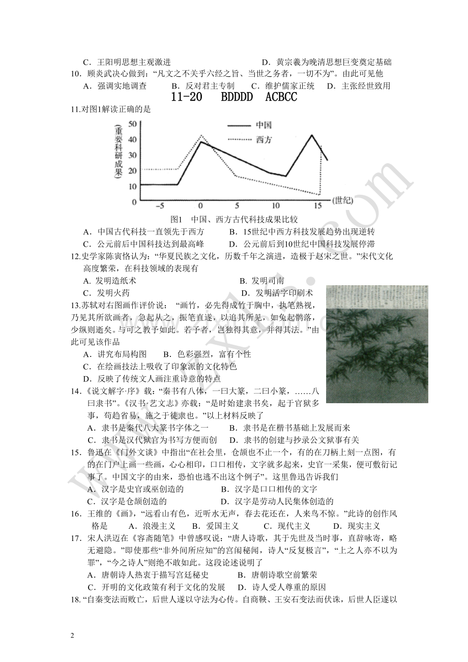 第三次月考历史试题.doc_第2页