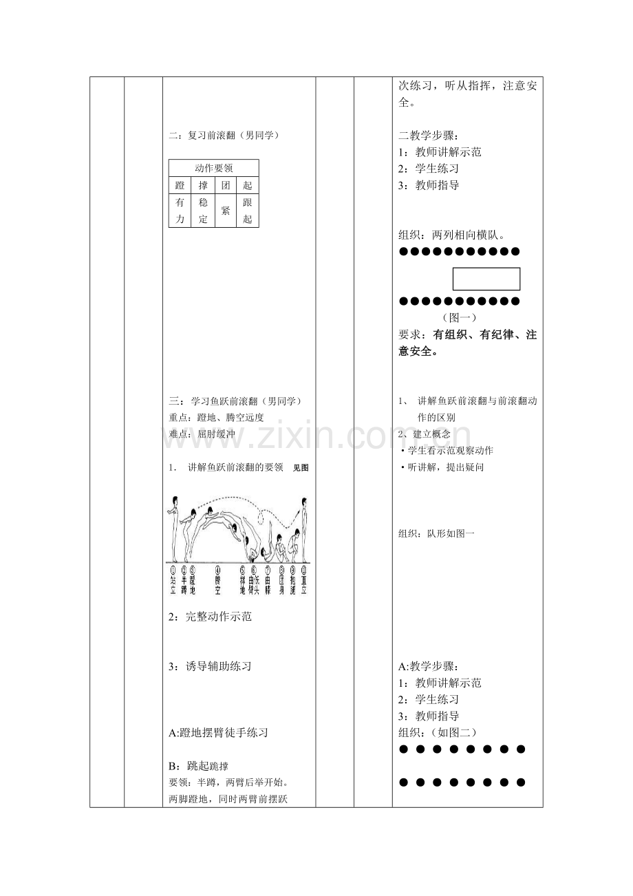 鱼跃前滚翻教案.doc_第2页