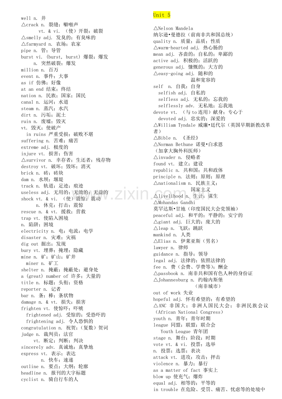 【人教版】新课标_高中英语词汇表.doc_第3页