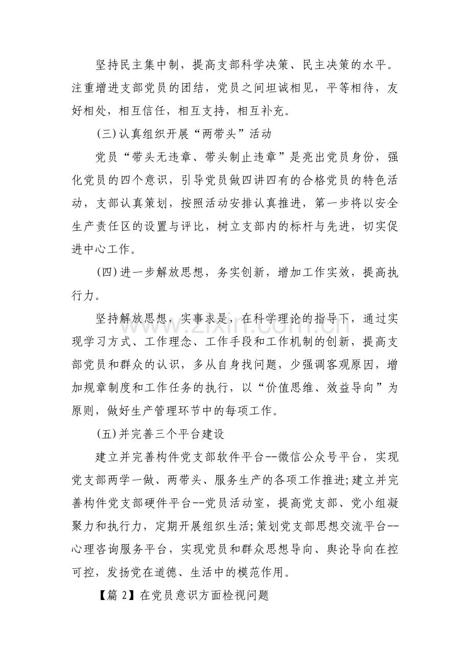 在党员意识方面检视问题3篇.pdf_第3页