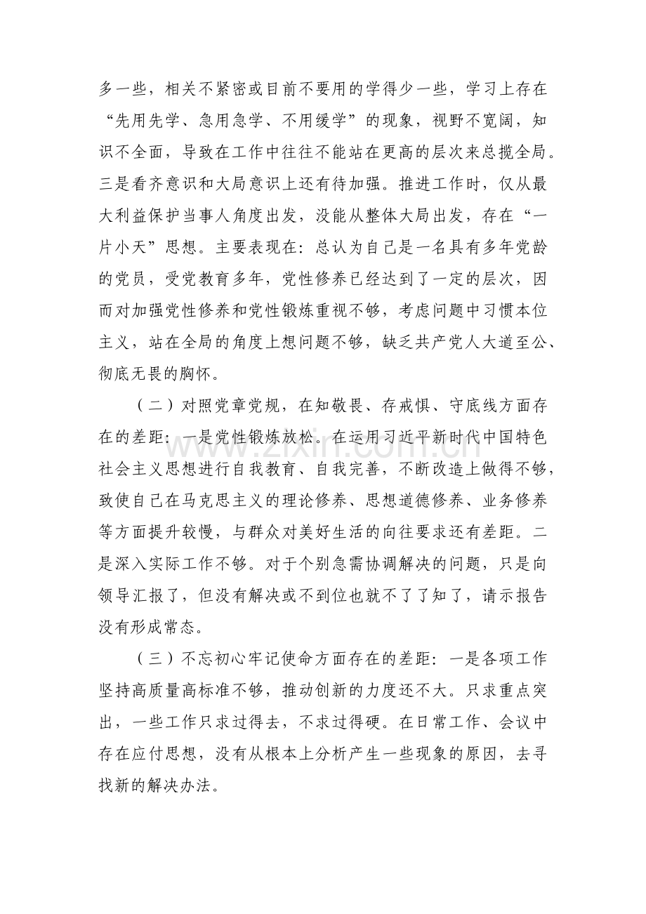 初心使命方面存在的问题及整改措施范文(通用8篇).pdf_第2页