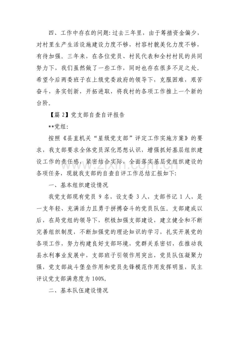 党支部自查自评报告范文十五篇.pdf_第3页