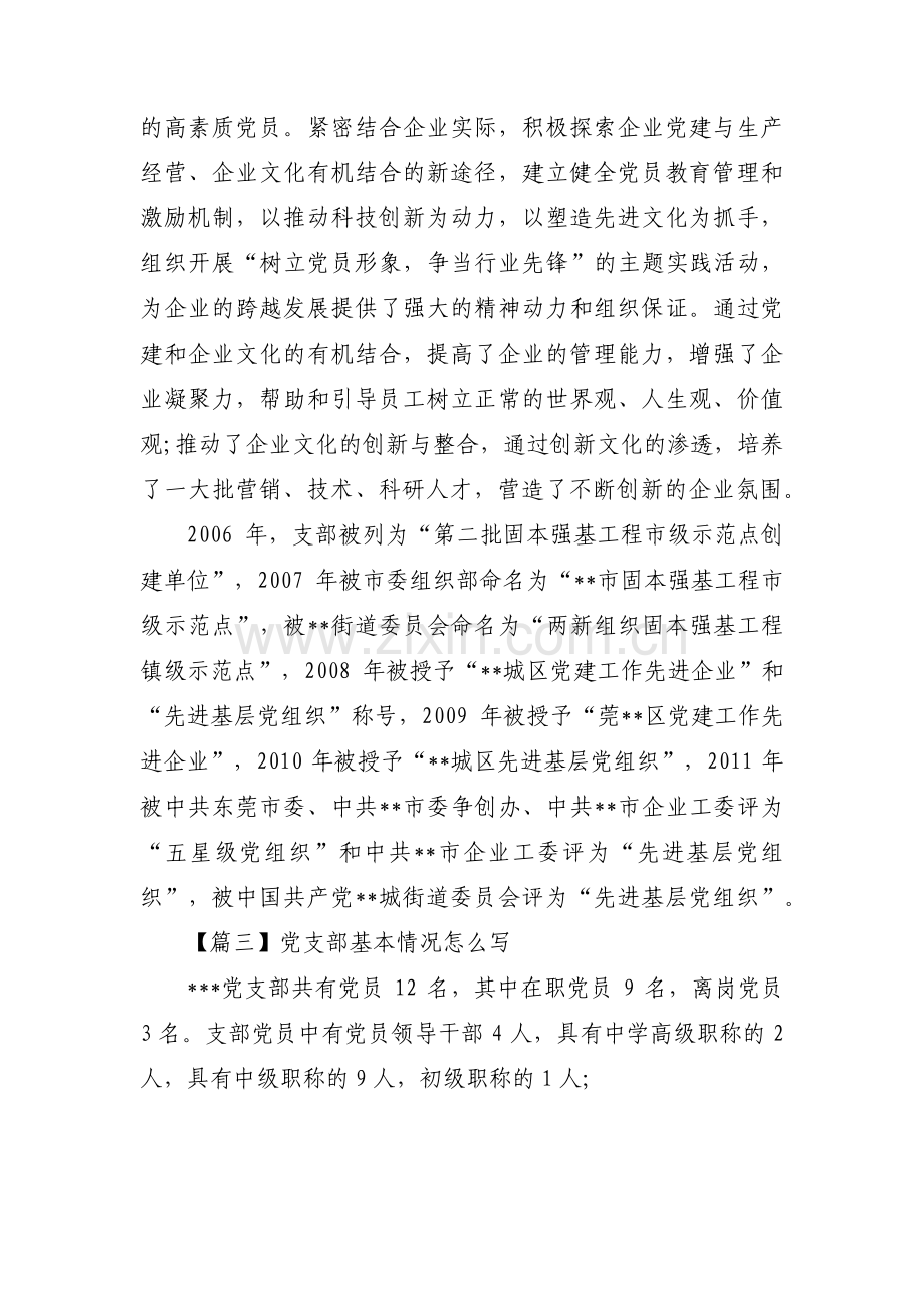 关于党支部基本情况怎么写【三篇】.pdf_第2页