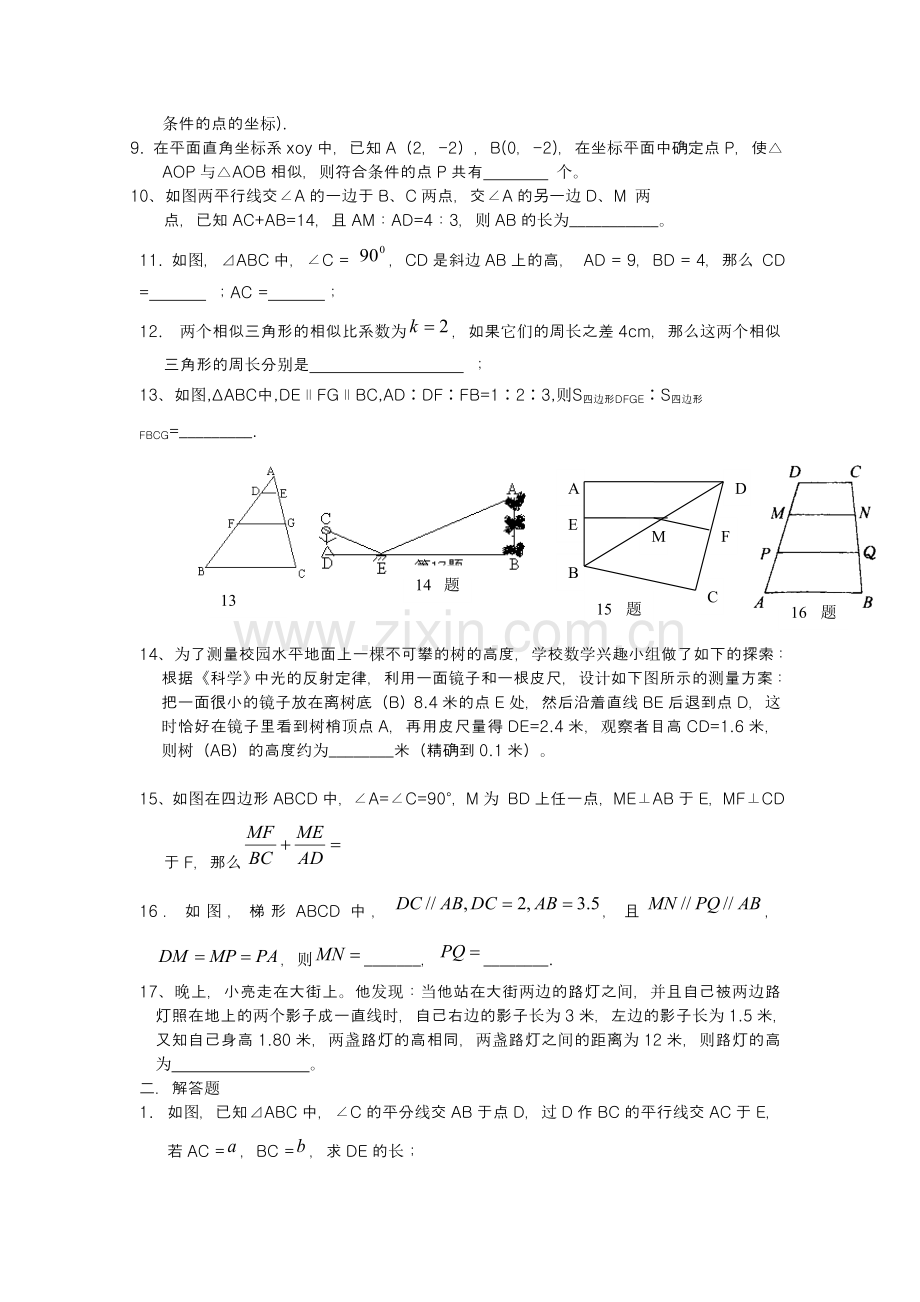 相似三角形综合训练题.doc_第2页