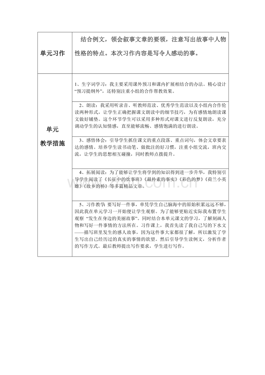 人教版五年级下册第四单元知识结构图.doc_第2页