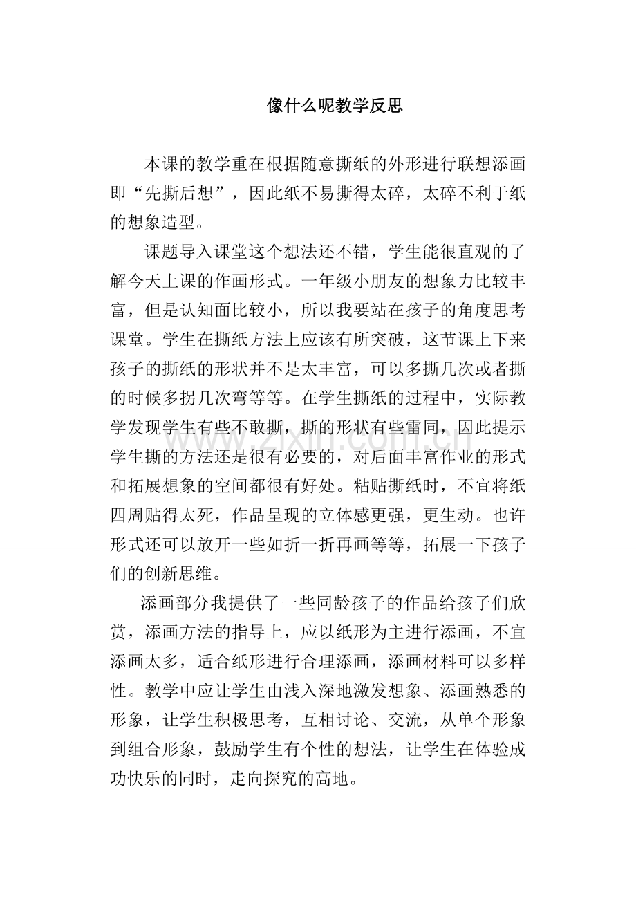 像什么呢反思.doc_第1页