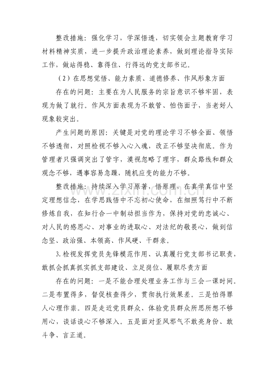 医院主题教育检视问题清单范文三篇.pdf_第3页