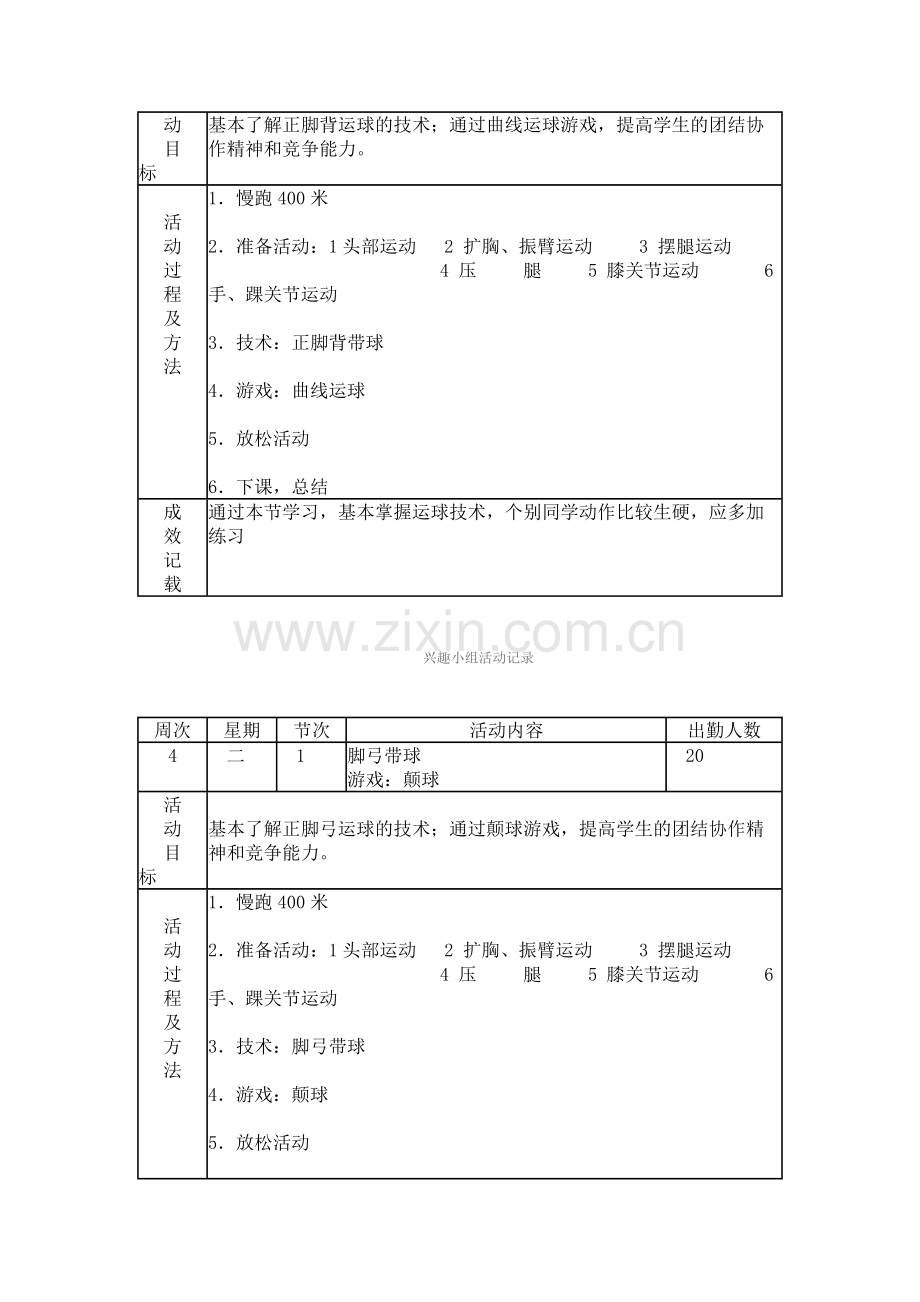 三年级足球活动课记录.docx_第2页