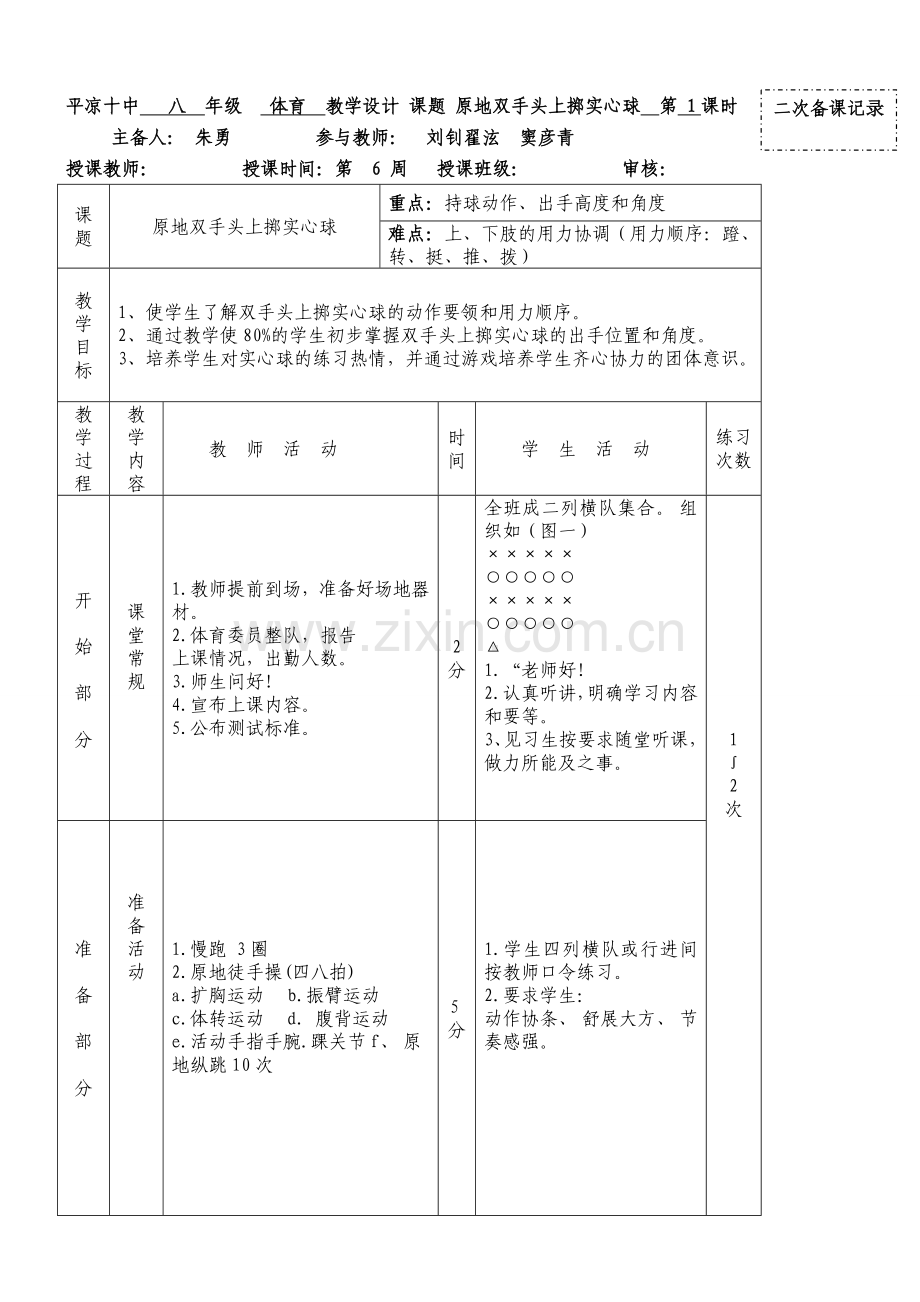 原地双手头上掷实心球.doc_第1页