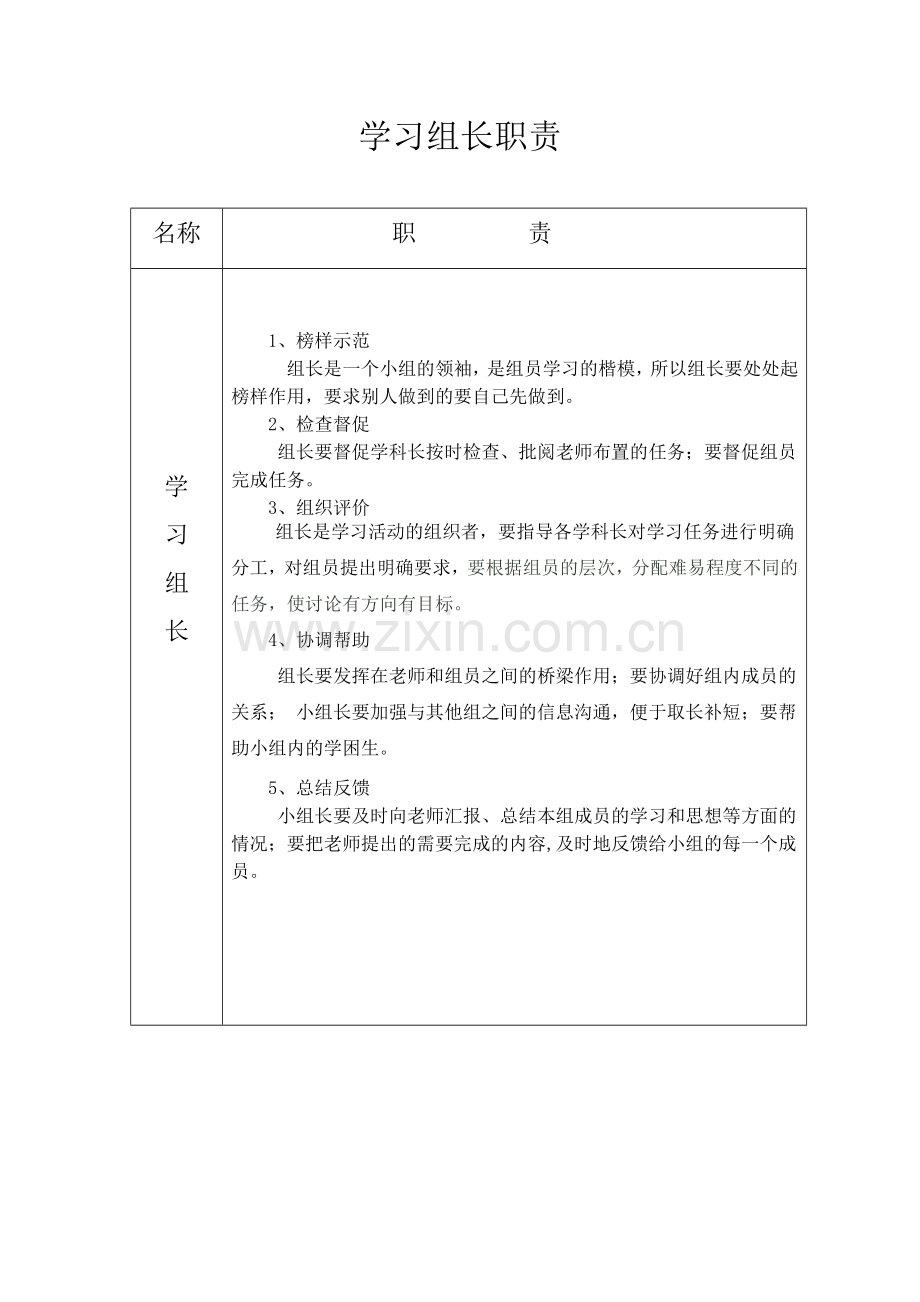 学习组长职责.doc_第1页