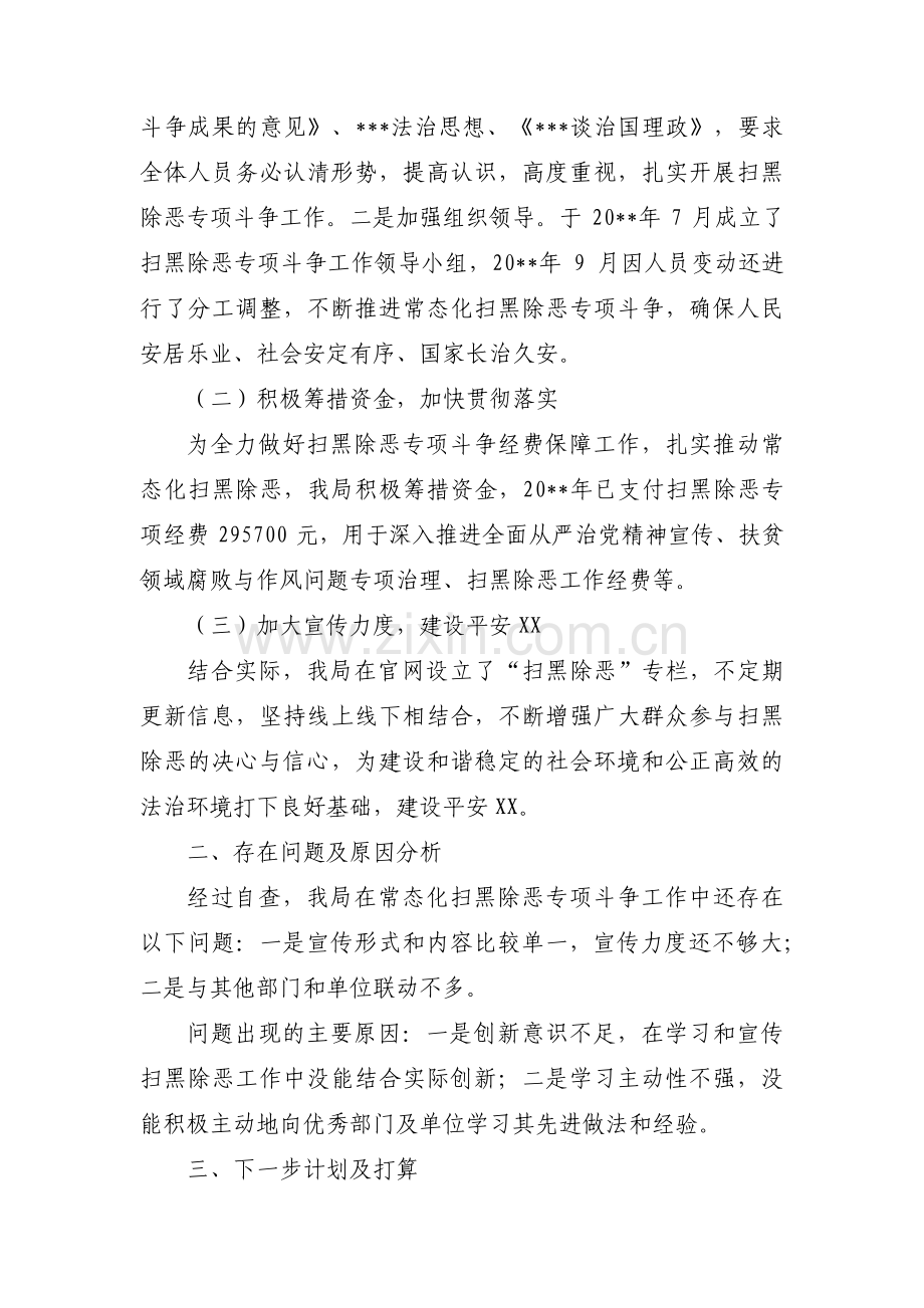 落实常态化扫黑除恶督导工作情况汇报范文(3篇).pdf_第3页