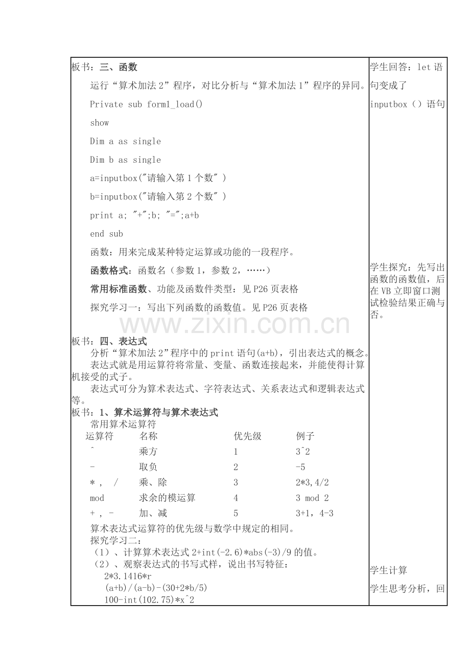 常量、变量、函数及表达式教学设计.doc_第3页