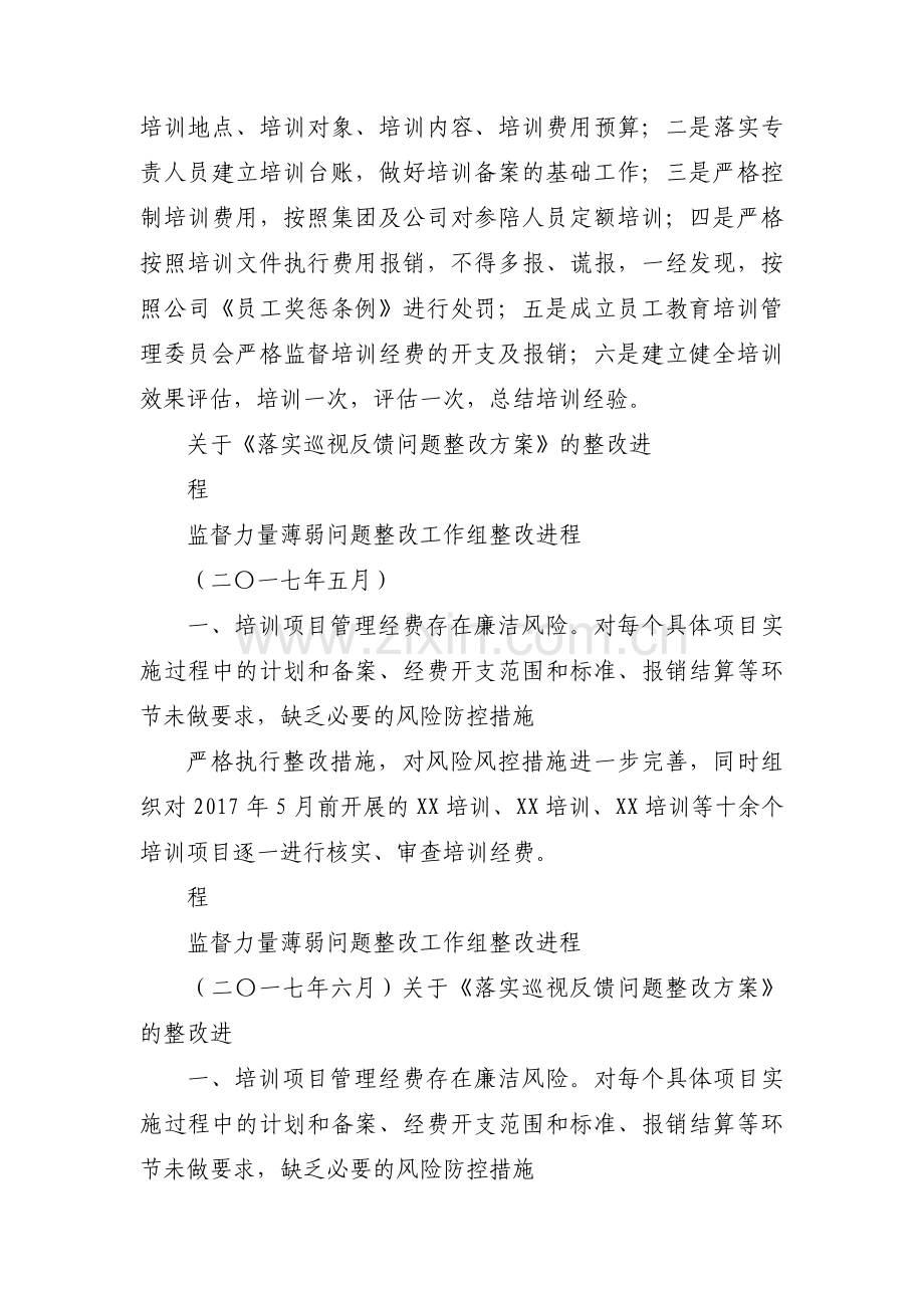 关于巡视问题清单及整改措施【十篇】.pdf_第2页