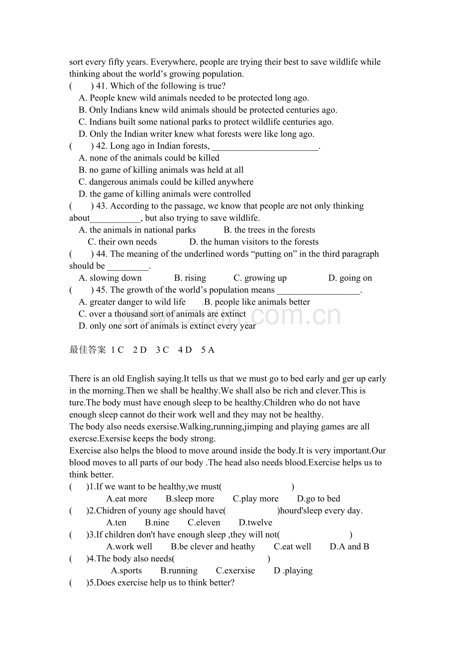 初中英语阅读练习.doc_第2页