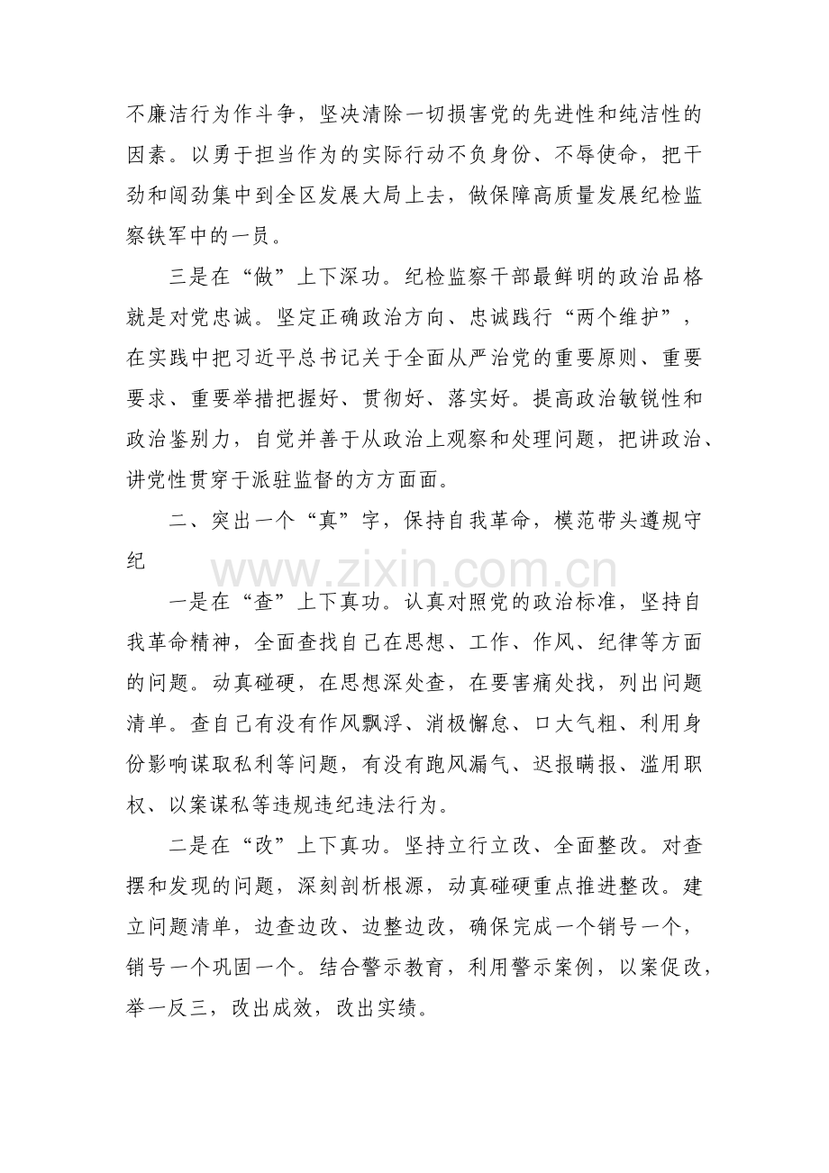 纪检监察干部教育整顿汇报范文(4篇).pdf_第2页