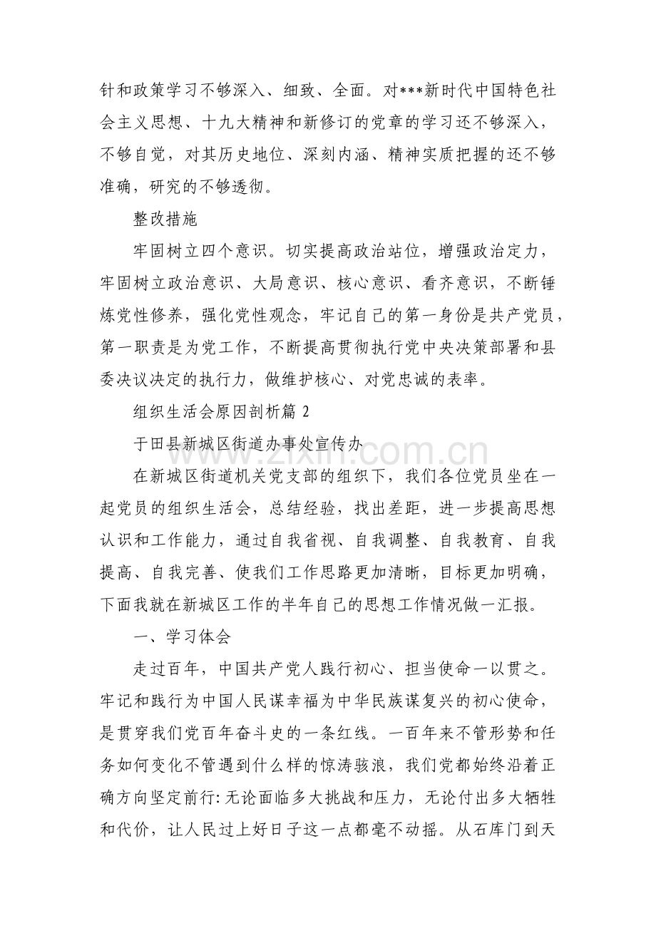 组织生活会原因剖析范文(18篇).pdf_第3页