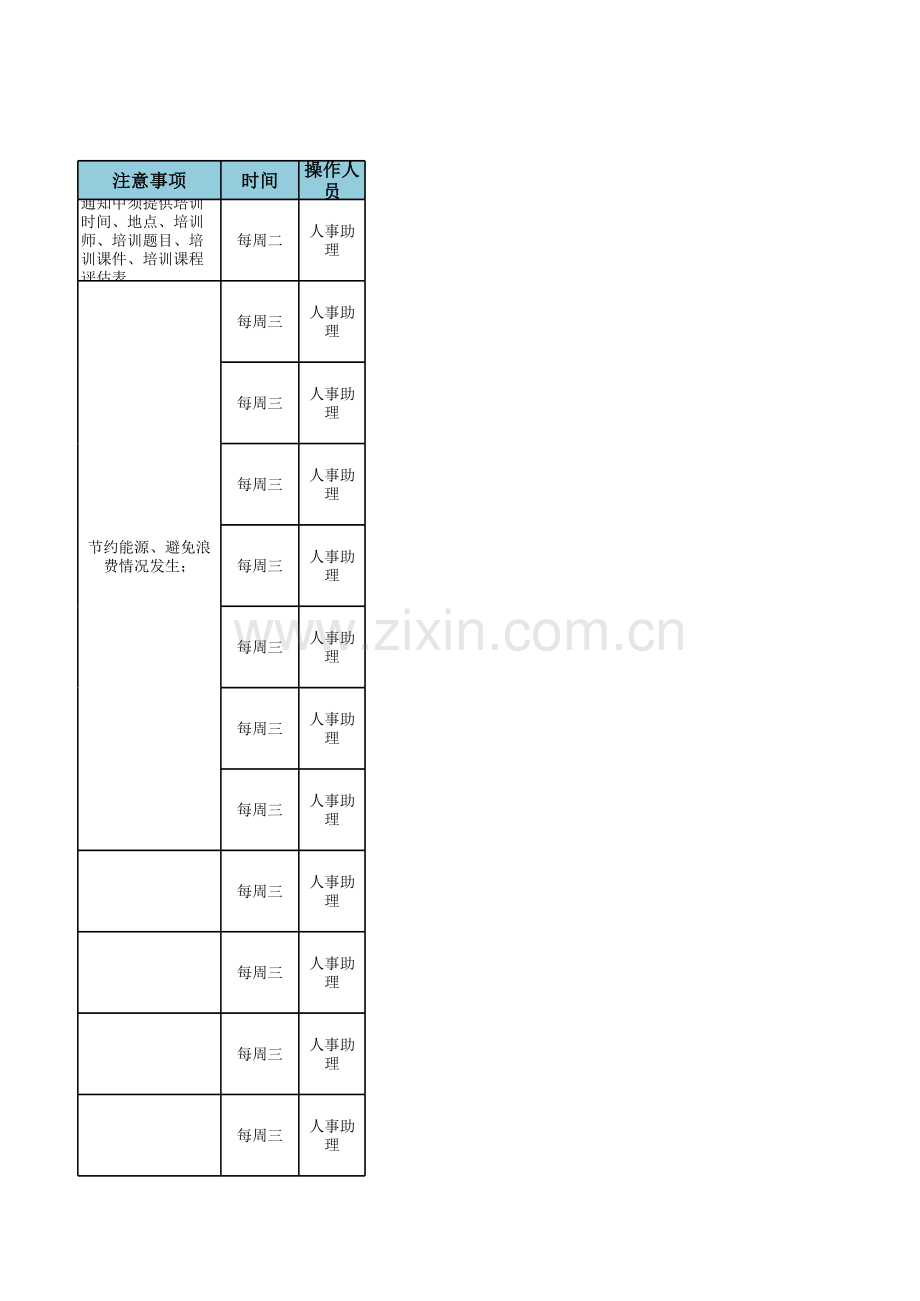 培训管理标准化工作流程.xlsx_第3页