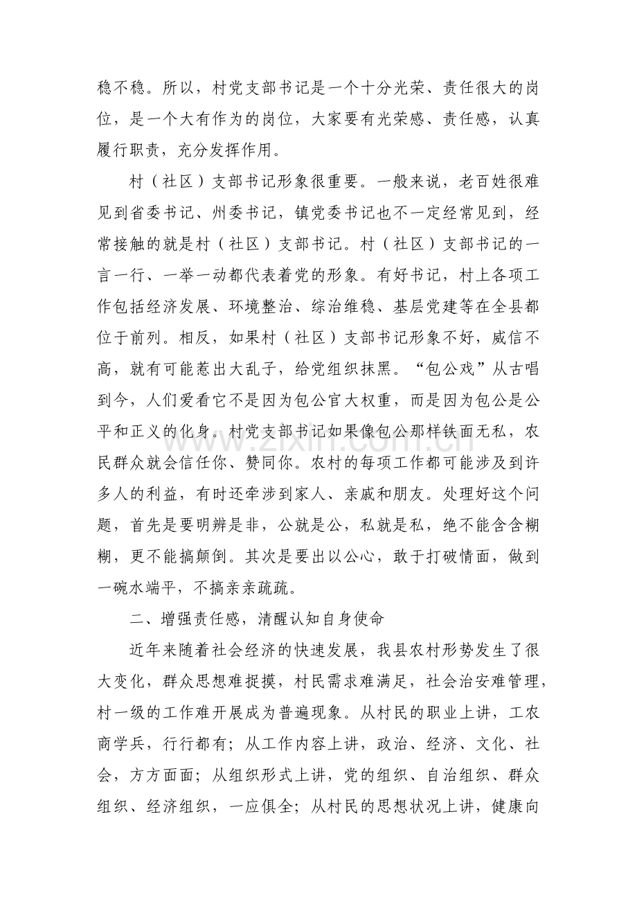 如何当好一名新时期合格村党支部书记集合9篇.pdf_第3页