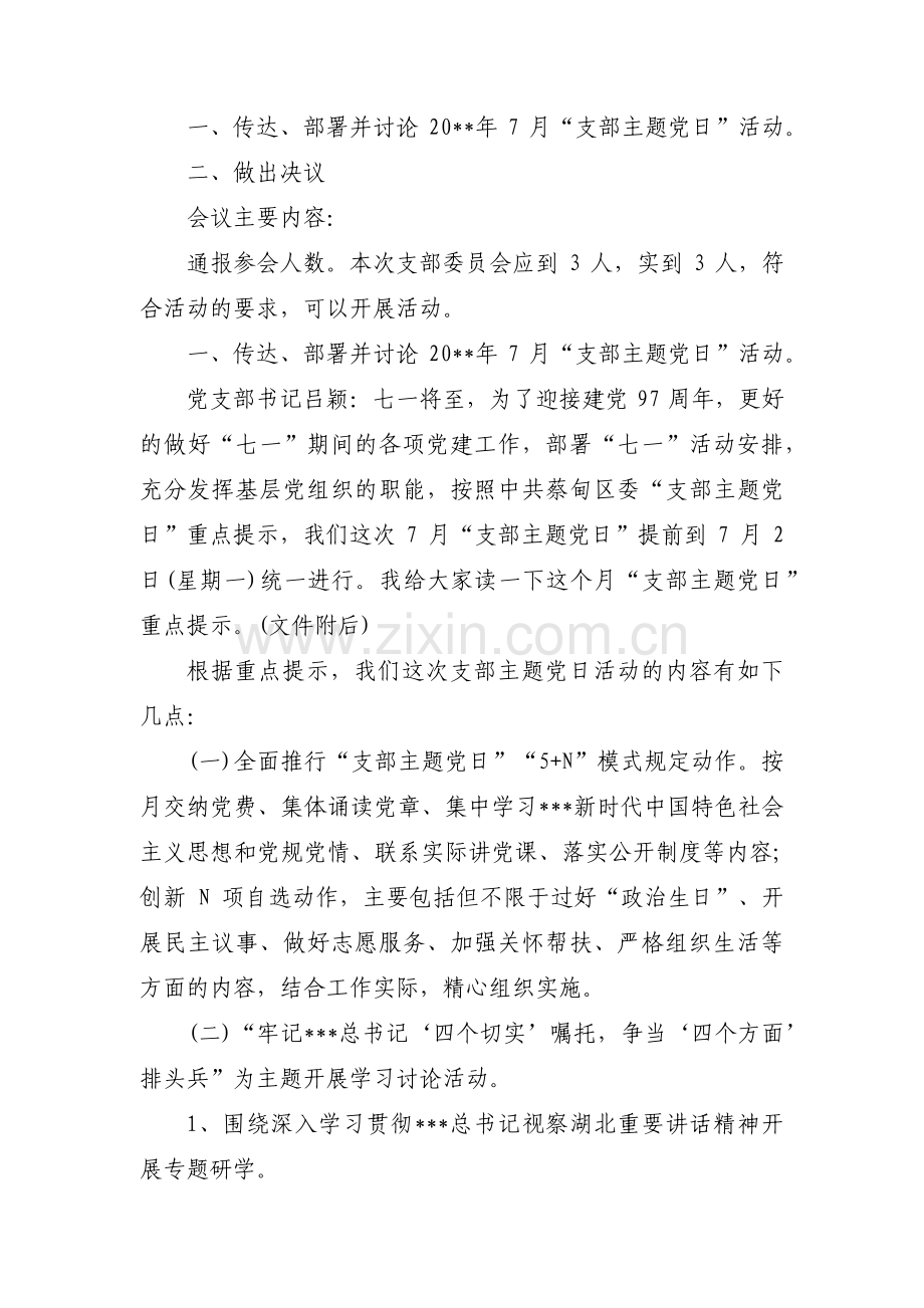 村支委会会议记录十四篇.pdf_第3页