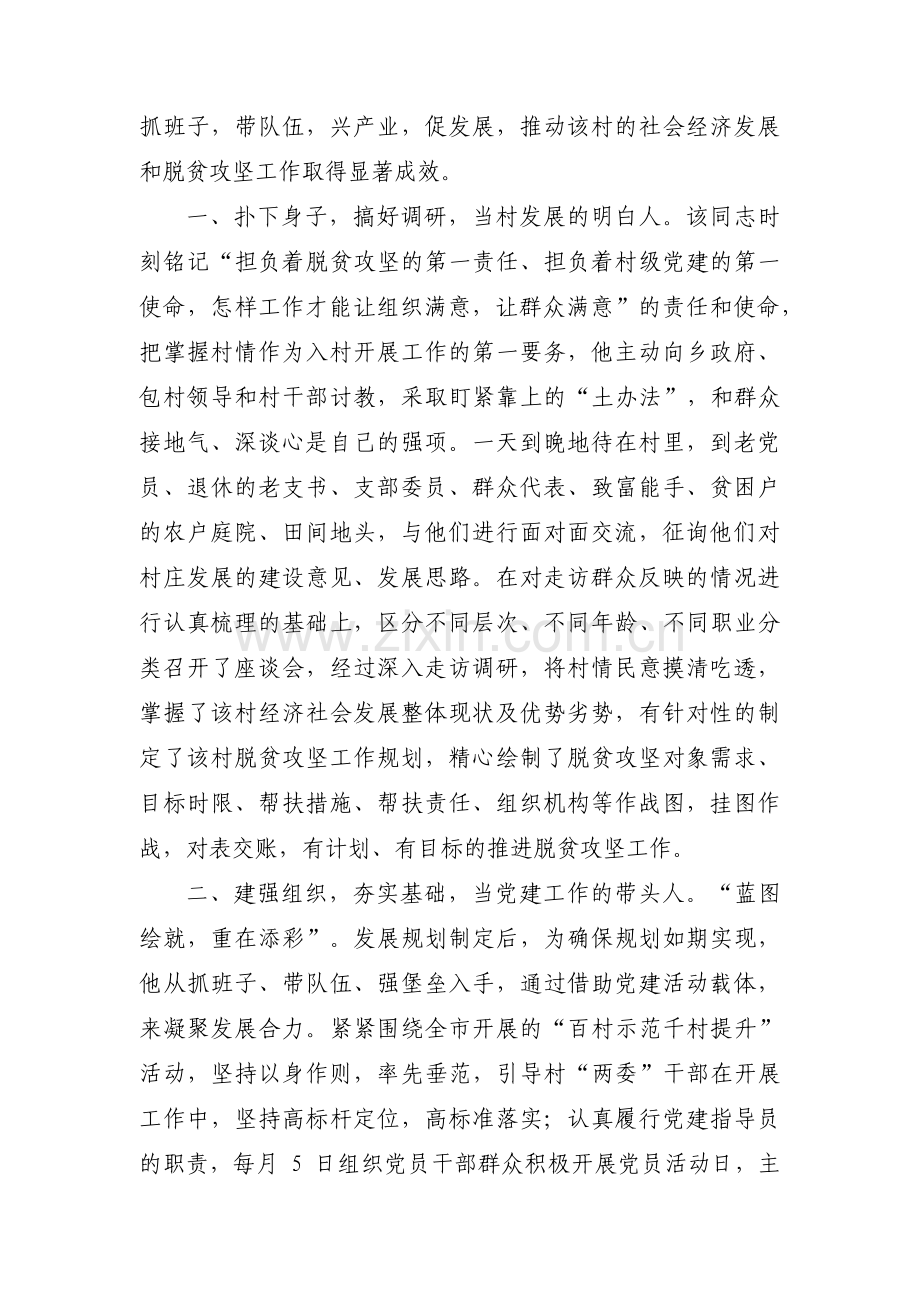 关于村党支部书记自传【十篇】.pdf_第3页