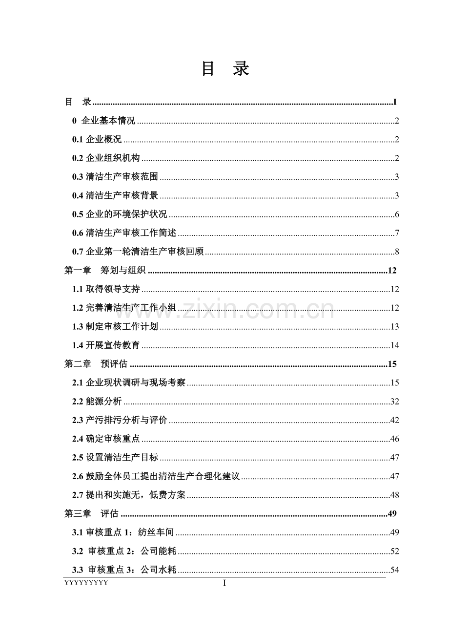 塑料化纤有限公司清洁生产审核报告.docx_第3页