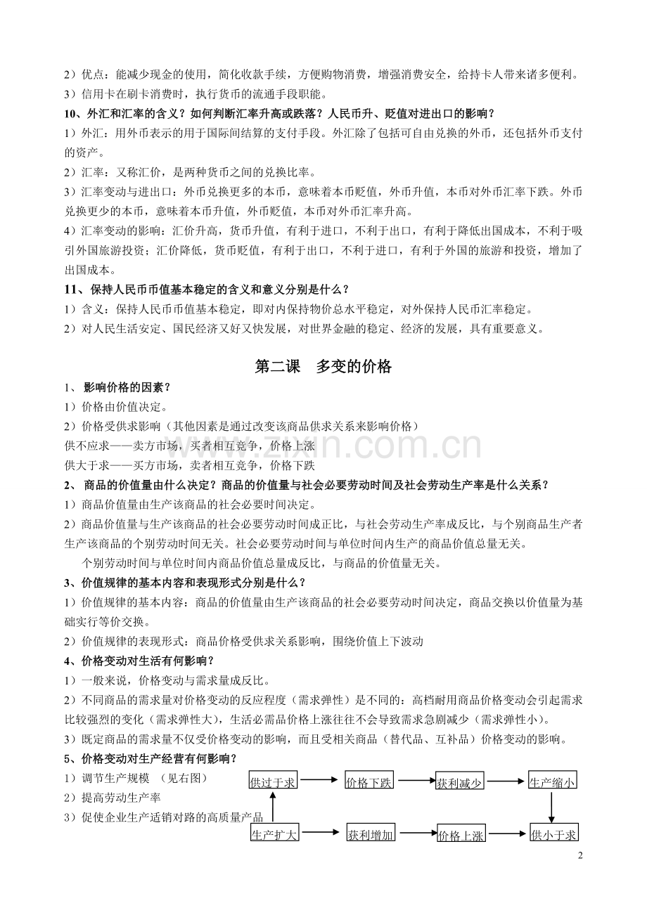 经济生活知识点背诵.doc_第2页