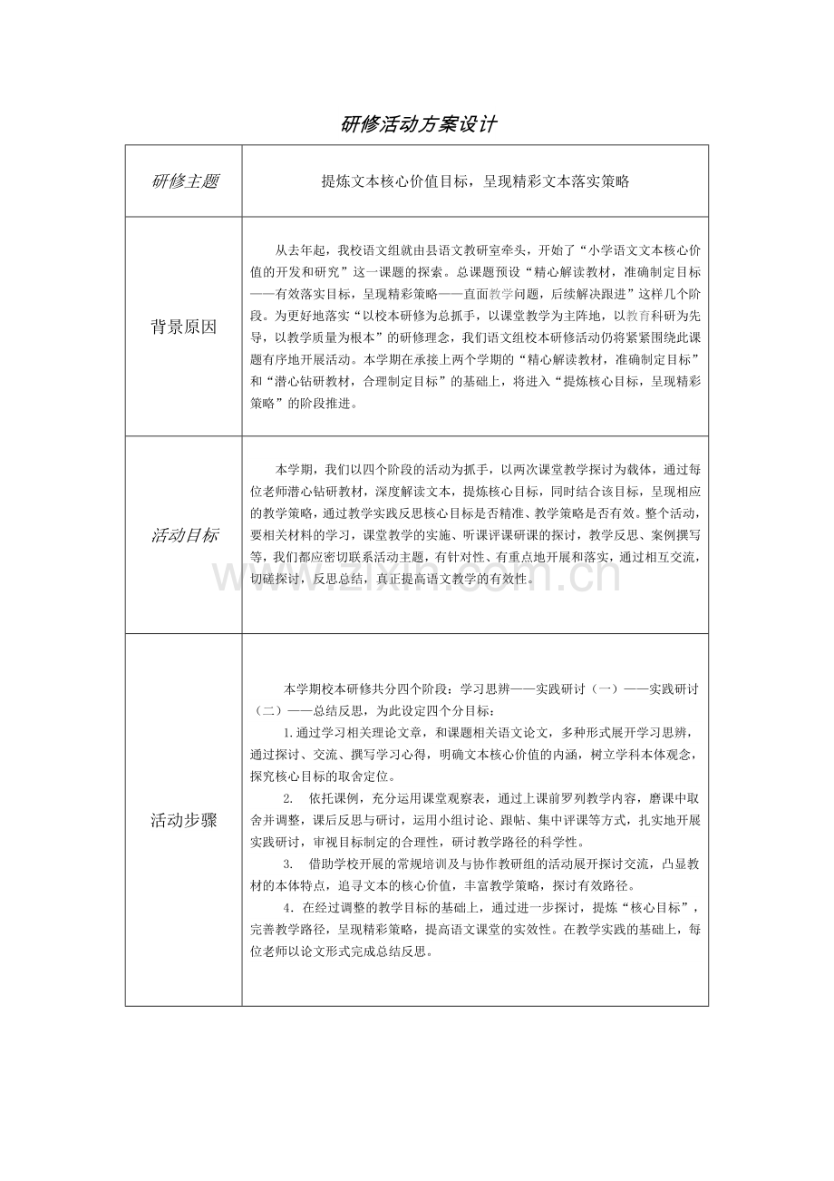 研修活动方案设计(王小琴).docx_第1页