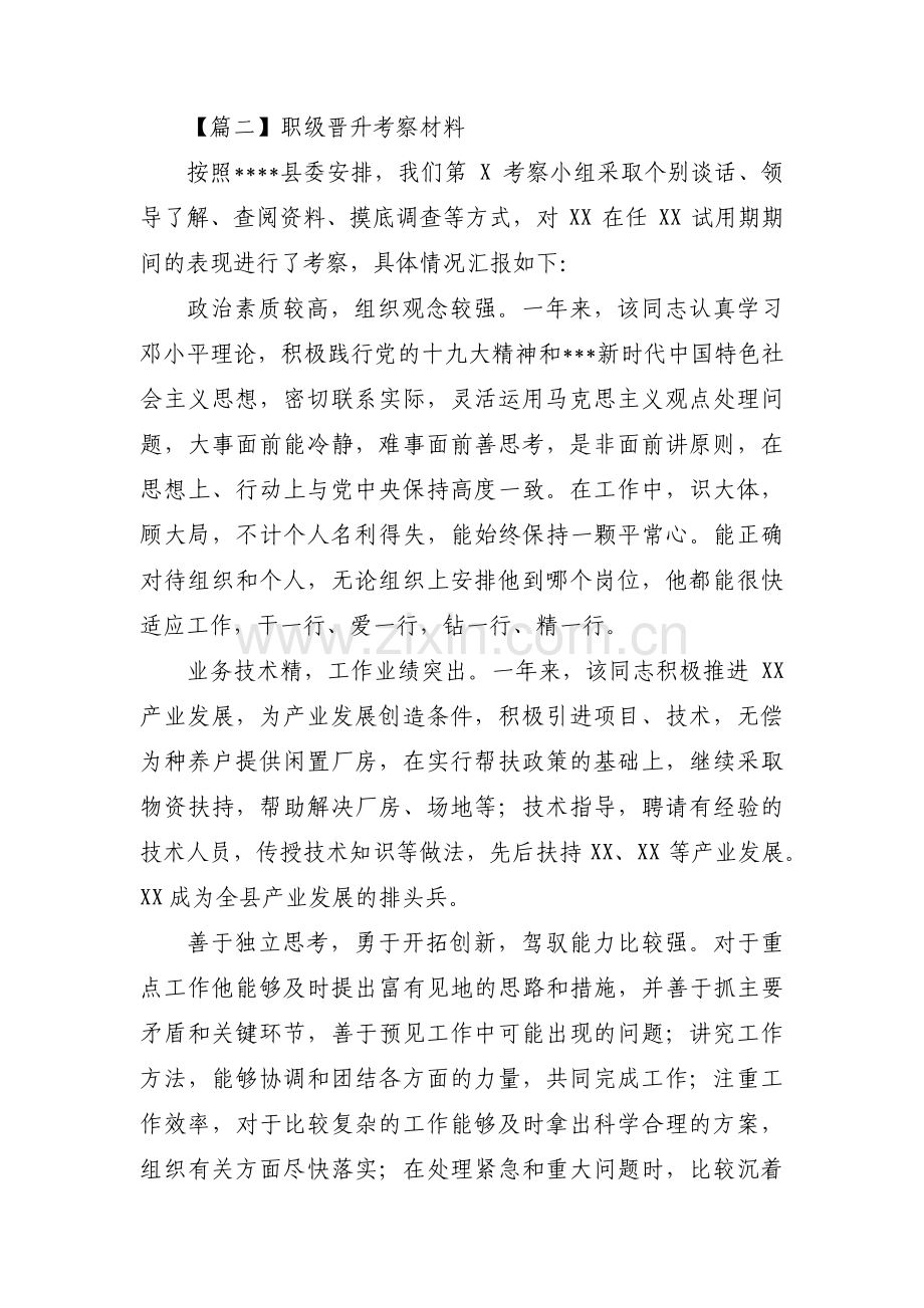 职级晋升考察材料(锦集5篇).pdf_第3页