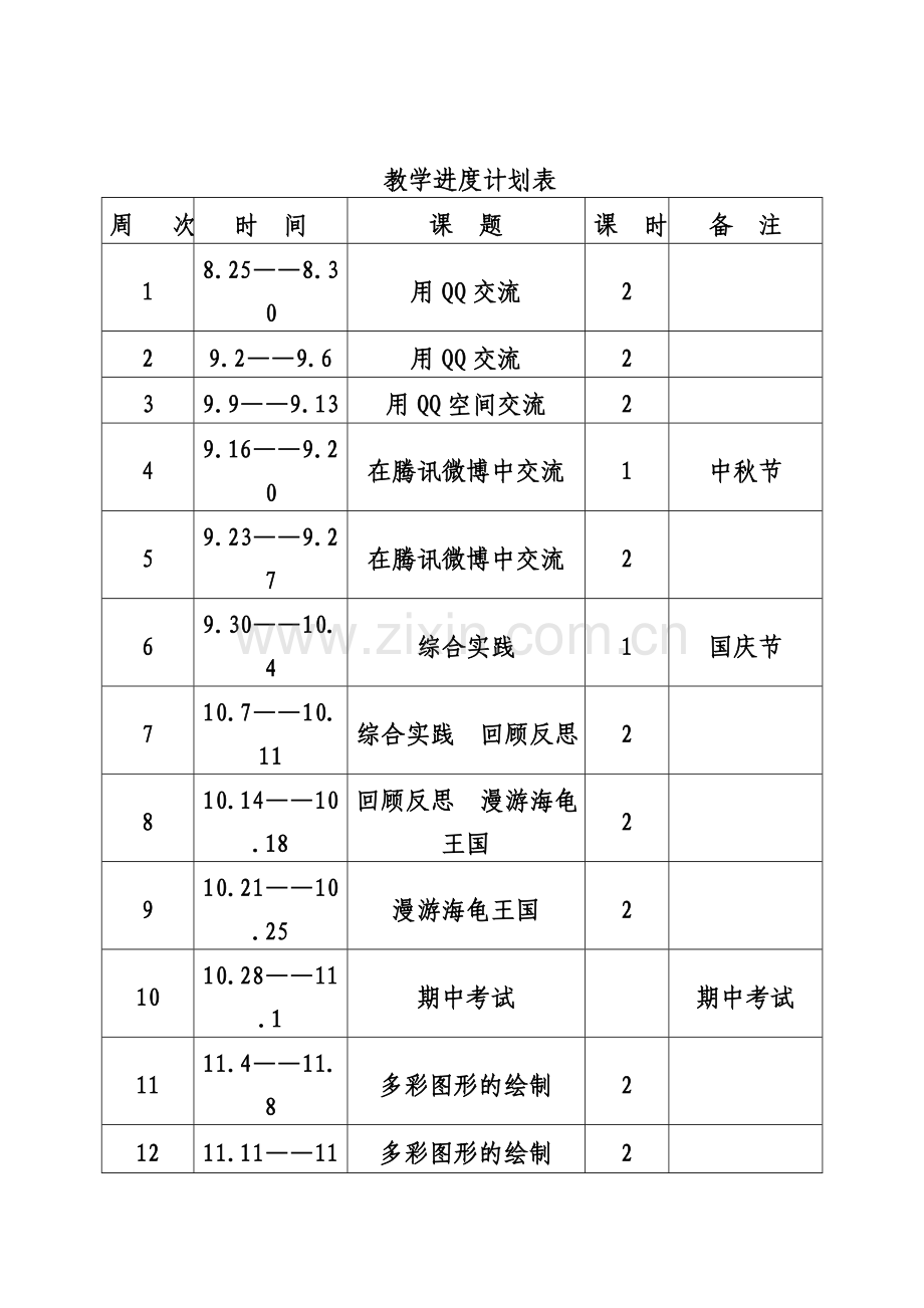 甘肃声像出版社信息技术六年级上册教案.doc_第3页