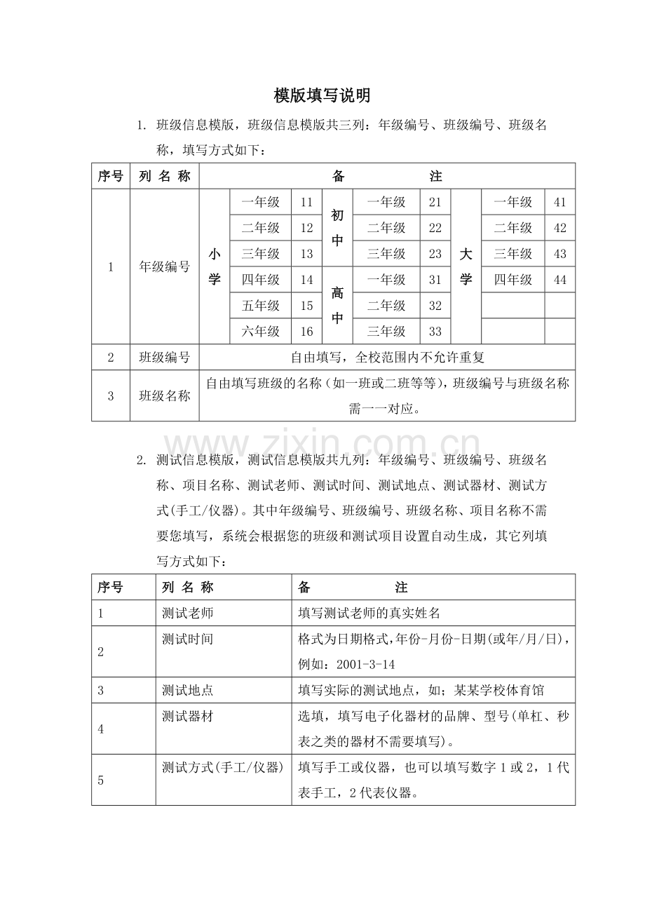 模版填写说明.doc_第1页