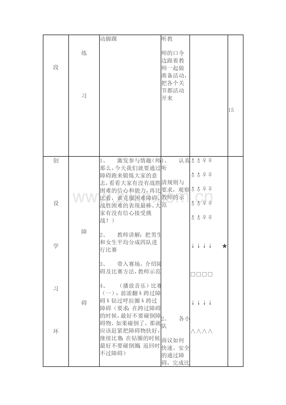 小学四年级体育教案.doc_第2页