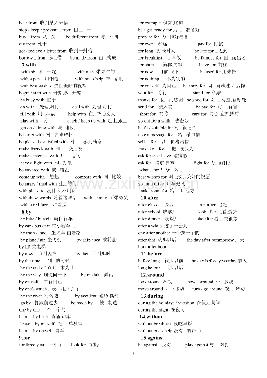 初中英语介词小结.doc_第3页