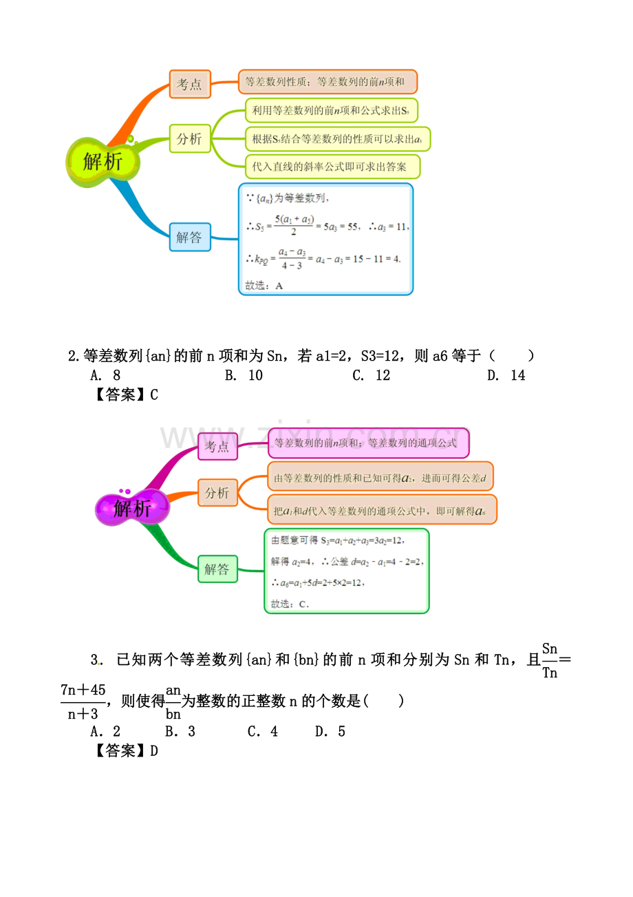 使用思维导图设计《数列求和》教学案例.doc_第2页