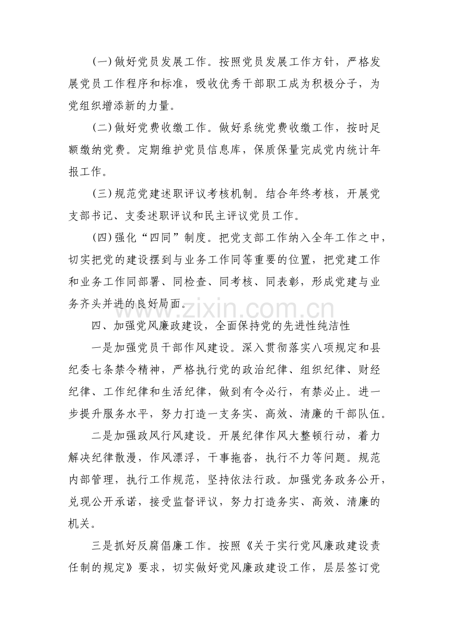 关于妇幼保健院党支部书记工作计划【五篇】.pdf_第3页