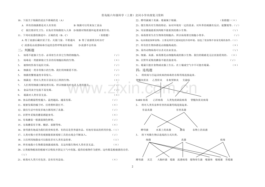 ok青岛版六年级科学上册复习题汇编.doc_第2页