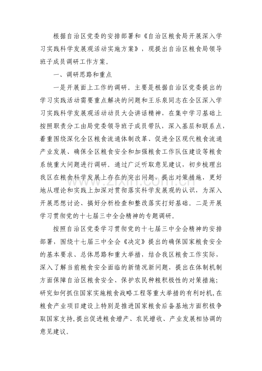 主题教育领导个人调研方案【三篇】.pdf_第3页