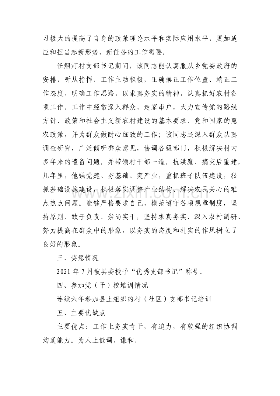 团委书记考察材料范文(6篇).pdf_第3页