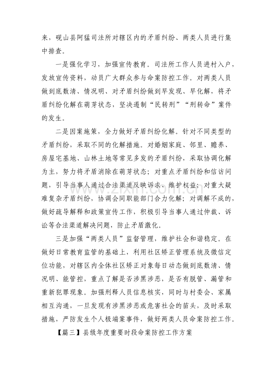 县级年度重要时段命案防控工作方案范文(通用3篇).pdf_第3页