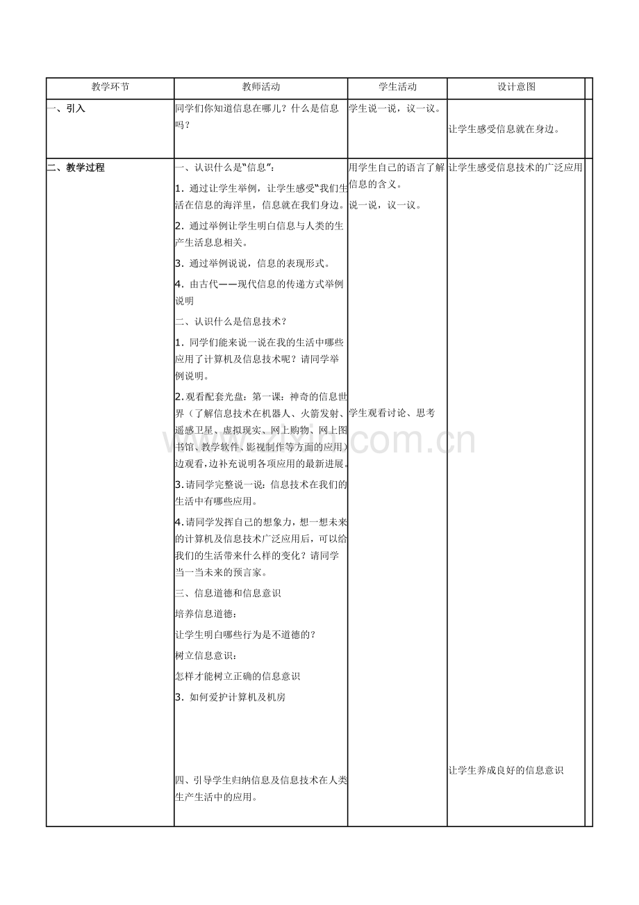 信息与信息技术说课稿.doc_第2页