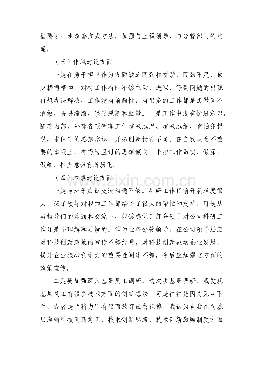 主题教育检视整改问题自查范文三篇.pdf_第2页