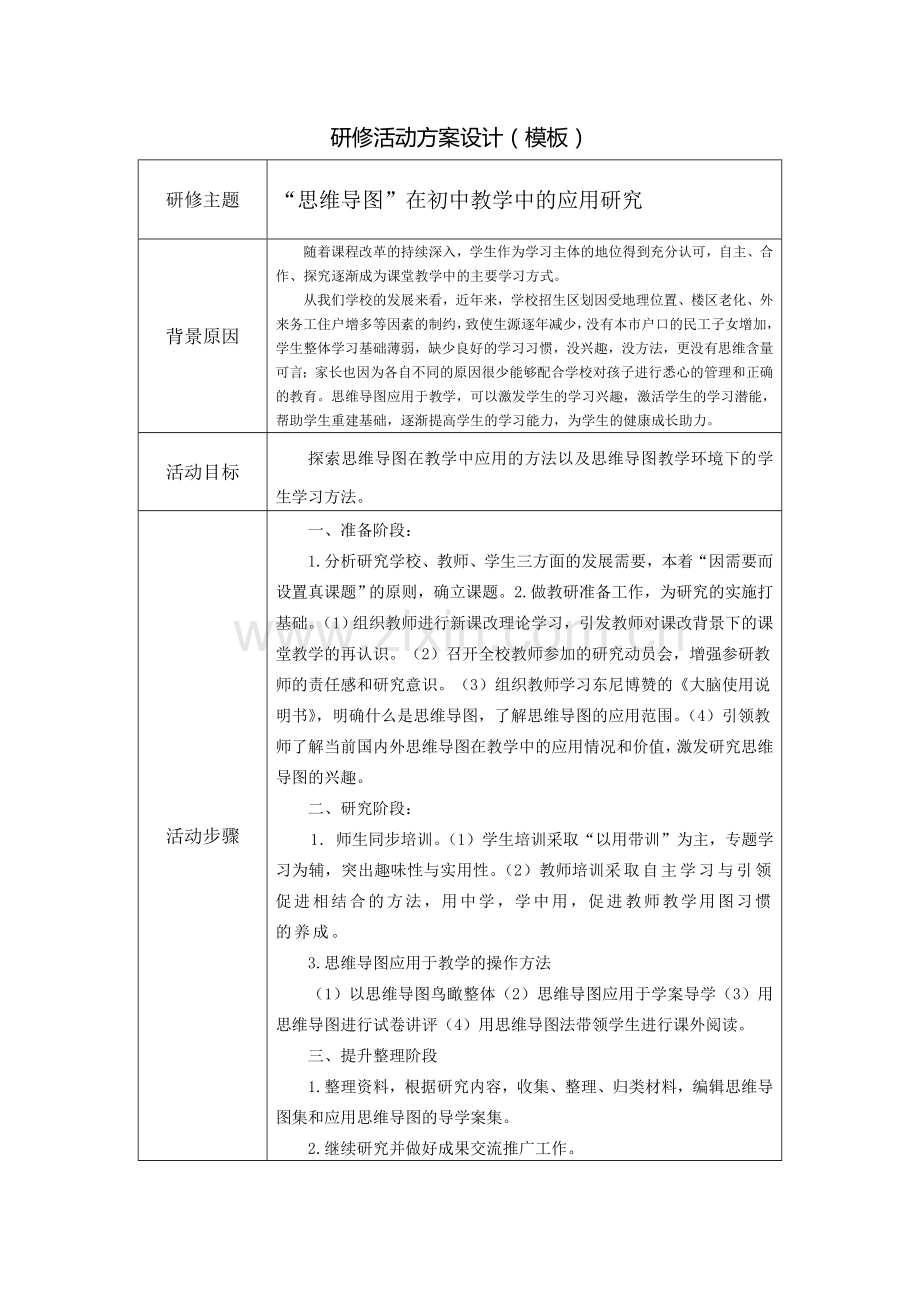 马成香研修活动设计方案.doc_第1页