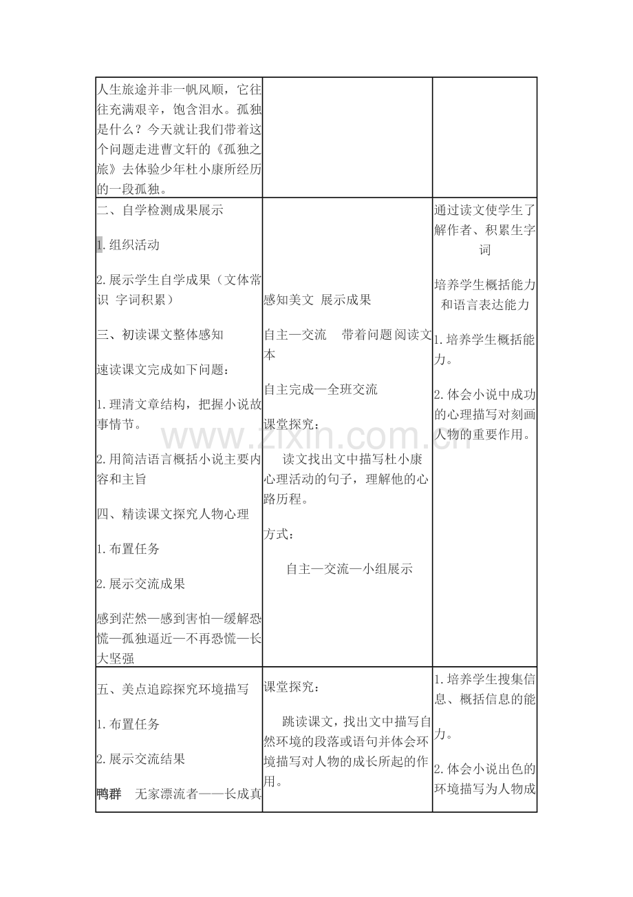 《孤独之旅》的教学设计.doc_第2页