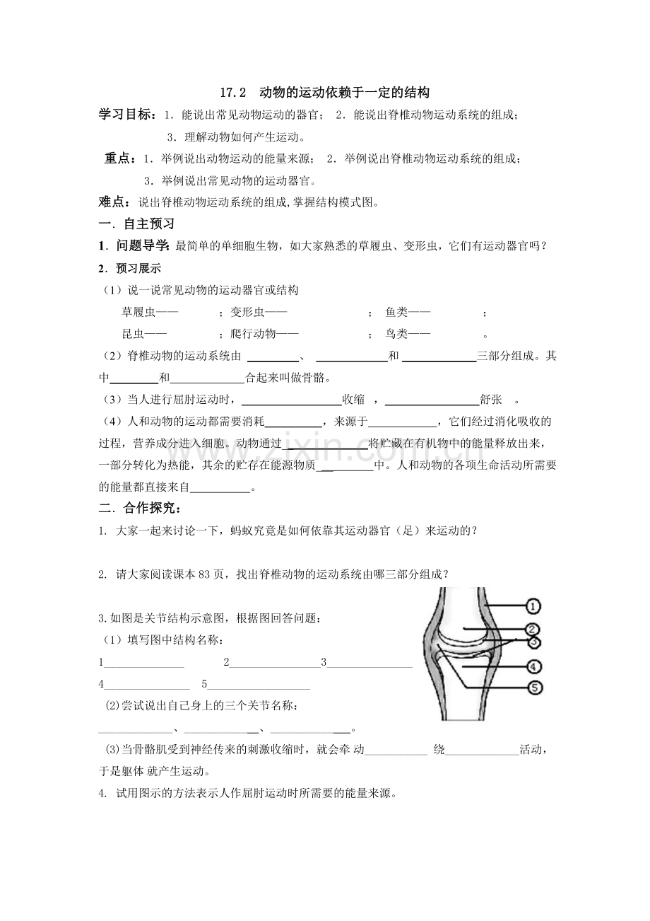 八年级生物导学案.doc_第3页