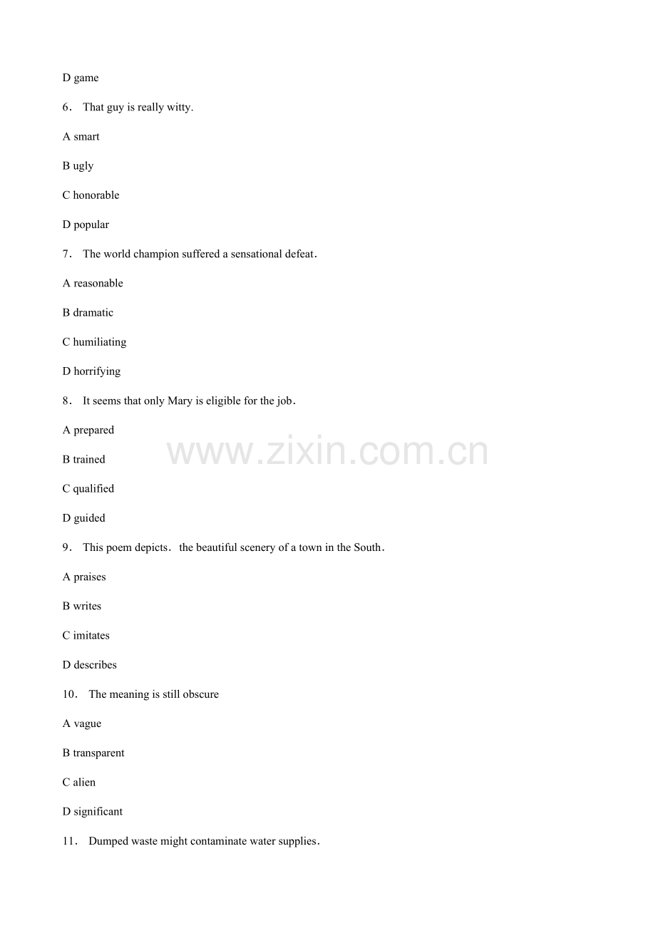 2023年职称英语考试综合类A级试题及答案汇总.doc_第2页